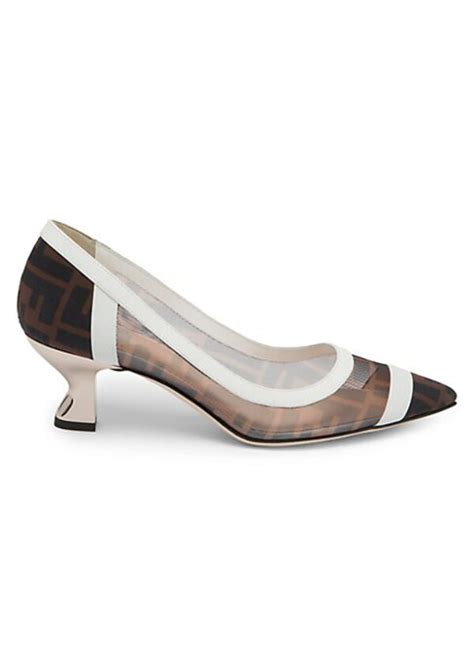 fendi pumps white|fendi pumps for women.